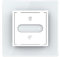 Livolo dimmbares ZigBee Wechselschalter/Kreuzschalter Modul mit Glasblende in Weiß