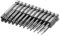 Mesee Jeu de 12 Embouts de Tournevis à Tête Torx Creux 50mm Bits de Tournevis Magnétique 1/4 Tige Hexagonale S2 Acier T5-T40 Étoile Tête Sécurité Torx Inviolable Tournevis Électrique Outil Tige Hex