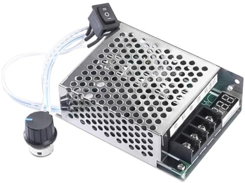 Fasizi 10V-55V 12V 24V 36V 40A DC Motor Speed Controller Vorwärts Rückwärts Einstellbarer Knopf Schalter Plus Control Driver mit Digitalanzeige
