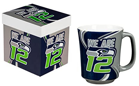 Team Sports America Seattle Seahawks, Keramik, 400 ml, mit passender Box