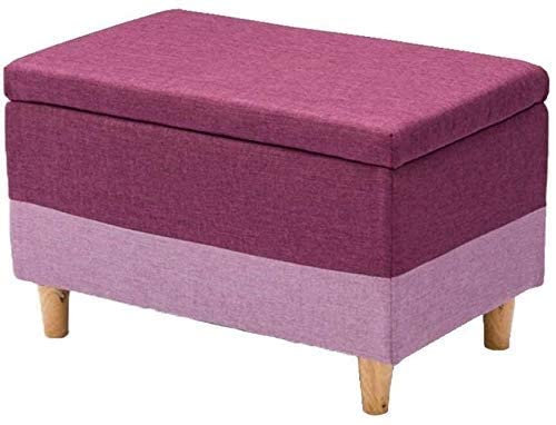 ZAKSEM Waschbar Bekleidungsgeschäft Bank Aufbewahrung Umkleideraum Hocker Wechsel Schuhbank Tuch-Fußschemel Sofa Hocker Holzbank Sitz (Color : 4)