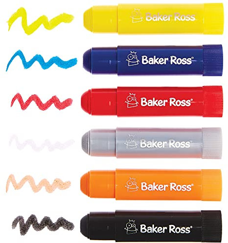 Baker Ross FX139 Poster Weltall-6er Pack, Malstifte, Plakat Stifte, Malen für Kinder