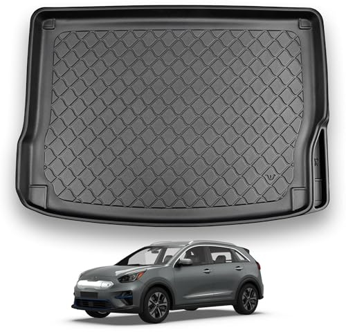 NOMAD Boot Liner Mat for Kia e-Niro 2019-2022 [Upper boot] | Premium Anti-Slip TPE Car Boot Protector Tray, Waterproof Raised Edge Trunk Mat, Easy Clean Cargo Floor Liner