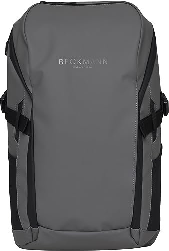 Beckmann, Street Go Grey, universal Rucksack unisex für Arbeit Studium Wandern Freizeit Reisen, wasserabweisend, 26L
