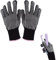 Cerioll Hitzebeständige Handschuhe, Hitzeschutz für Haarstyling, Schwarz, Mittel bis Groß, 2 Stück
