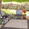 Livabliss Albany Outdoor Teppich wetterfest - In und Outdoor Teppich für Balkon 117x166 cm, Terrasse, Garten, Küche - Teppiche Boho Style für draußen - Beige