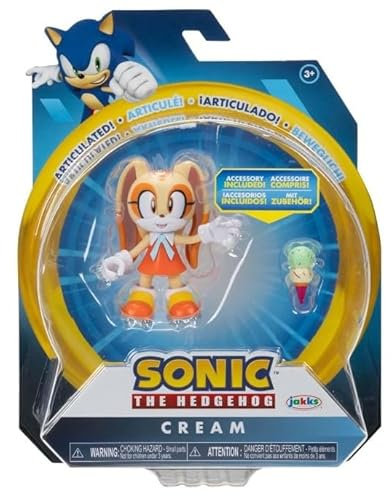 Sonic The Hedgehog 10,2 cm bewegliche Actionfiguren-Kollektion (Figur wählen) (cremefarben)