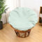 TENAGE Papasan-Kissenbezug, für drinnen und draußen, wasserdicht, Papasan-Schonbezug, Papasan-Bezug für Kissen mit Reißverschluss und Bändern, maschinenwaschbar, 100 cm, Peagreen