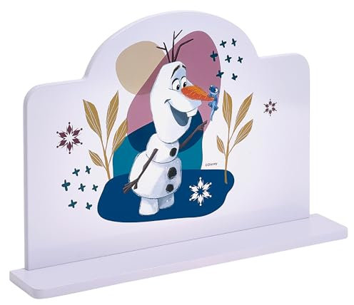 Disney Frozen Small Wall Shelf, Wall Mounted Kids' Bookshelf and Storage Shelf | Wooden Floating Shelves For Bedroom & Playroom
