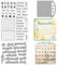 ORIGACH Tägliche Planer Kalender klare Stempel und Stanzen Set für Kartenherstellung Wöchentlicher Plan on It Silikonstempel Stanzformen für DIY Scrapbooking Album Dekorative