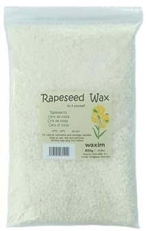 WAXIM. Rapswachs für umweltfreundliche Kerzen 850 g in Perlen. Kerzenwachs Raps, veganes wachs raps, kerzenhertsellung, bio-wachs. Wachs für DIY.