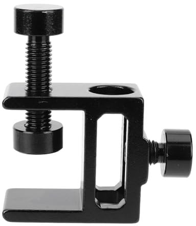 Fiorky Camping-Lampen-Tischclip, Tischklemme, Lichtstativ, Multifunktions-Halter, Ständer, Aluminiumlegierung, robust, for leichte, Mikrofon (1 Stück)