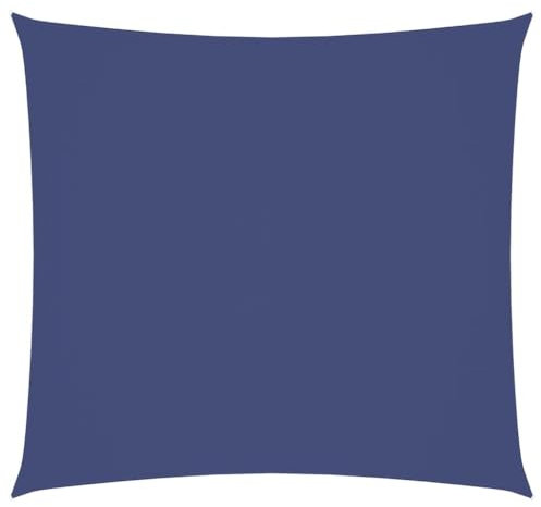 vidaXL Voile de Parasol Tissu Oxford carré 4x4 m Bleu, Voile de Parasol, bâche de Parasol, écran Solaire, voiles de Parasol, bâches de Parasol