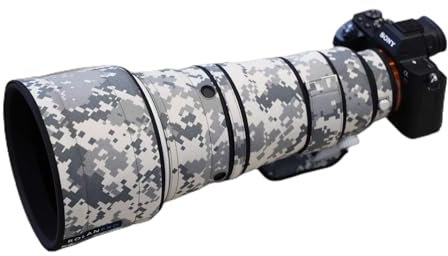 Rolanpro Wasserdichte Objektivabdeckung für Sony FE 300 mm F2.8 GM OSS Objektivschutzhülle für Sony 300f2.8 Regenschutz, #UCP Grau Digital Camo Wasserdicht