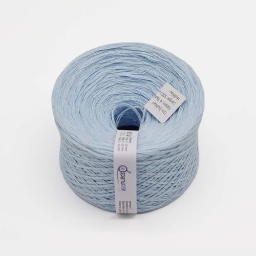 BOBBEL Uni 133g 4-fädig 500m zum Stricken und Häkeln (Hellblau)