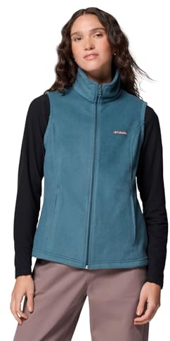 Columbia Womens Benton Springs Fleece Vest, Everblue, Small
