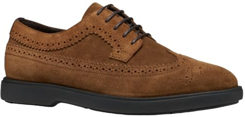 Geox Herren U SPHERICA EC17 Oxford, Brown, 44 EU
