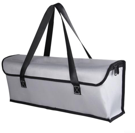 ZAMETTER Electric Vehicle Lithium Battery Explosion-Proof Bag, Electric Bicycle Battery Fireproof and Waterproof Bag E Bike Battery Storage Bag