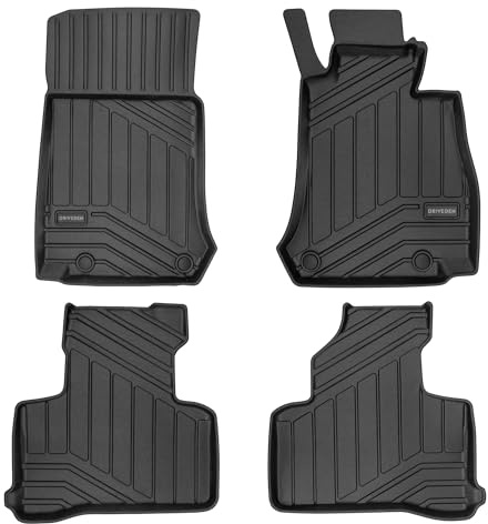DRIVEDEN Tailored-fit Rubber Car Mats Set for Mercedes GLC SUV (X253) 2015-2022