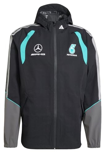 adidas Men's MERCEDES - AMG PETRONAS FORMEL 1 TEAM MECHANICS REGENJACKE