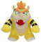 Bowser Super Mario Plüschtier, 26 cm, weiches Stoffspielzeug, Videospielfigur, Gelb und Orange