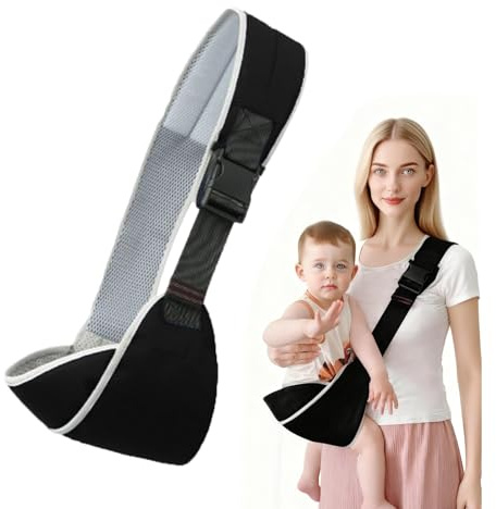 LIUYIDM Bärhandduk baby multifunktion höftstöd (svart cesium) | Justerbar bärkraft på sidan, småbarn småbarn, i åldern 6–48 månader, 20 kg för spädbarn, småbarn