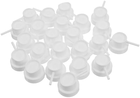LIGHTAOTAO Kit de 50 Embouts Pulvérisateurs en Plastique Blanc pour Peinture Aérosol, Conception Fine en Brume, Application Polyvalente pour Projets de Peinture et Graffiti