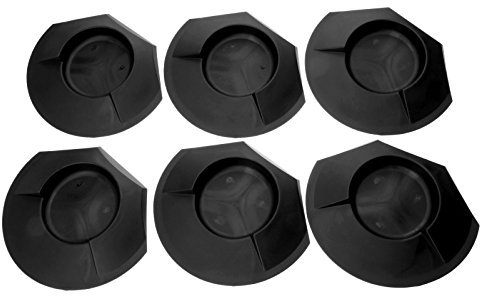 6pcs Trou de Golf Plastique Tasse de Golf Coupe de Golf, Golf Putting Cup Retourneur de Balles Putting Home Backyard Training Practise Accessoire