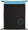 ByBoom - Softshell Decke 70x100 cm Thermo Aktiv; Funktions-/Universal-/Outdoor-Babydecke für Kinderwagen, Buggy, Jogger, Farbe:Schwarz/Aqua