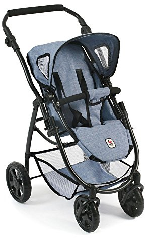 Puppenwagen Emotion All In, 3in1 Puppenwagen-Set bestehend aus Babywanne, Sportsitz und Autositz