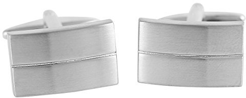 LINDENMANN Manschettenknöpfe, 10131, silberfarben/im Etui