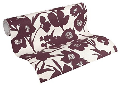 Esprit Vliestapete Fall in Love Tapete mit Blumen floral 10,05 m x 0,53 m beige creme rot Made in Germany 327513 32751-3