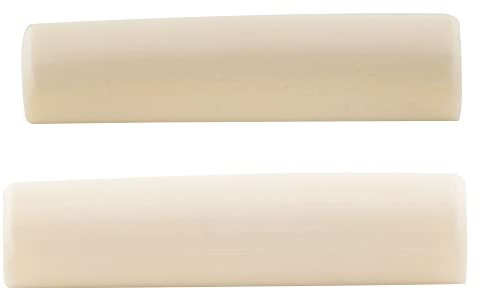 Musiclily Guitar Bone Nut Blank for USA Les Paul Epiphone Les Paul Style Electric/Acoustic Guitar,43x6x9mm (2 Pieces)