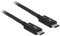 DeLOCK Cable Thunderbolt 3 USB-C a macho USB-C, negro negro negro 1.5m