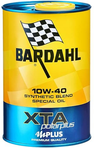 Bardahl 305039 Huile moteur pour voiture, XTA 10W40, 6 litres, huile pour voitures non équipées de DPF ou FAP, huile moteur pour nettoyage des organes du moteur