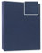 Bindekarton/Deckblatt/Rückblatt, dunkelblau 240 g/m² DIN A4, 100 Stück in Lederstruktur - Einbanddeckel für Bindungen, Umschlagmaterial