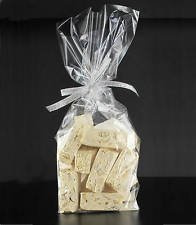 Dalbags - Pz 100 Sacchetti Trasparenti Plastica PPL Con Fondello in Carta Bianca Per Alimenti Buste PPL 60+50x200 mm Fondo Quadro Adatti al confezionamento di biscotti, caramelle, pasta, minuteria...