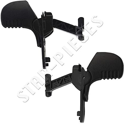 STARKIT PERFORMANCE Poignées de porte compatibles pour Twingo 1 (1993-2007) poignées extérieures | avant gauche + droite (noire) 7700822426 | 7700822425