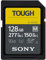 Sony 128GB SF-M series Tough specification UHS-II U3 V60 SDXC Digital Memory Card Card - Read 277MB/s Write 150MB/s SFM128T, SFM128T/T1