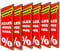 6er-Set Räumungsverkauf Plakat ALLES MUSS RAUS Sale Poster Ausverkauf Banner 42x119 cm