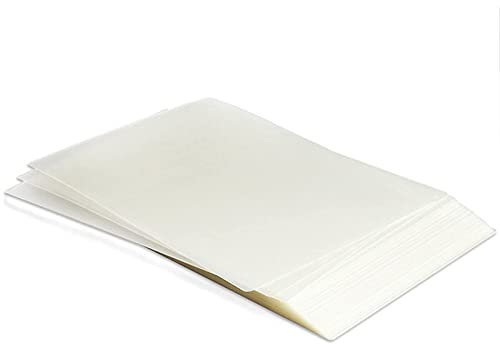 NefLaca 200 Stück Laminierblätter, 22,9 x 29,2 cm Laminierfolien, 5 mm transparentes Thermo-Laminierpapier, Laminierblätter, für 21,6 x 27,9 cm Blätter (5 mil/200 Stück)