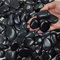 FANTIAN 4 lbs Black Pebbles for Plant Pots, 30-50mm black Stones for Garden Potted Plants Landscaping Fish Tank Fountain Vase Fillers and Outdoor Garden River Stones