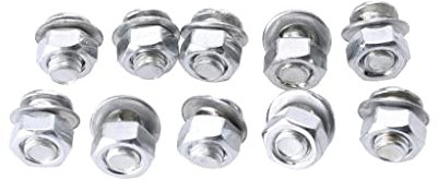 FackLOxc 10pcs Metal Brake Cable Adjuster Clamp Lock Screw Bolt for Bicycle Moped Mountain Bike