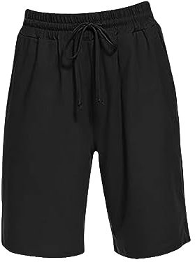 Sale Angebote Blitzangebote Damen-Shorts, Knielang, Elastische Taille, Kordelzug, Übung, Basketball-Shorts, Gürtel Shorts Damen Radler Chino Shorts Damen Pole Dance Shorts Shorts Mit Kordelzug Damen