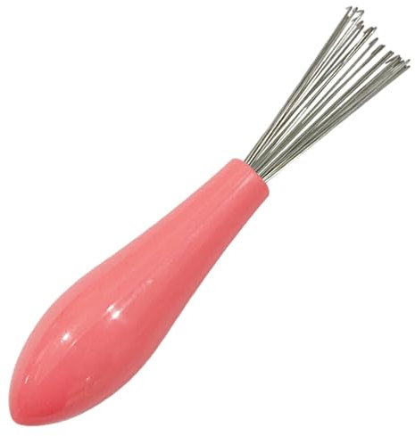 Outil de nettoyage de brosse, outil de nettoyage de brosse, nettoyeur de peigne, brosse à peigne avec manche en bois, râteau de nettoyage pour brosse à cheveux, peigne pour enlever la poussière de