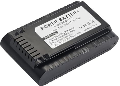 Batería de repuesto para Samsung vs9000 aspirador negro compatible VCA - Sbt90 Jet 90 jet90 Stick Vacuum 3000mAh 21,6V Li - ION Batería