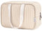 Kulturtasche Damen Gross, Kulturbeutel Groß Damen Kosmetiktasche Waschtasche Make up Tasche Organizer für Kinder and Frauen (Helle Streifen)