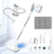 CGOLDENEWALL Multifunzione Scopa a Vapore, 295ml Serbatoio, con 13 Accessori per Pulizia, Cavo da 5m, Vapore a 2 Livelli, per Pavimenti, Piastrelle, Cucina, Bagno