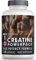 Creatine Monohydrate Capsules High Strength, 4200mg, ALA, Vitamin D B12, Zinc, 240 Capsules of Creatine Powder (Superior Absorption to Tablets), 40 Servings,by Transforme