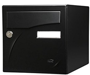 Boîte aux lettres type Préface New antivandalisme double face noir mat RAL 9005